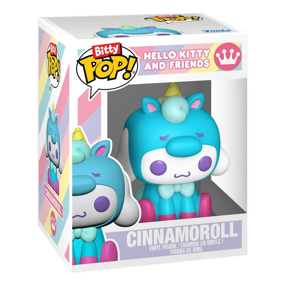 Hello Kitty and Friends Bitty POP! Vinyl Figure 4-Pack Series 1 - 2 cm (1 figura chase aleatória)
